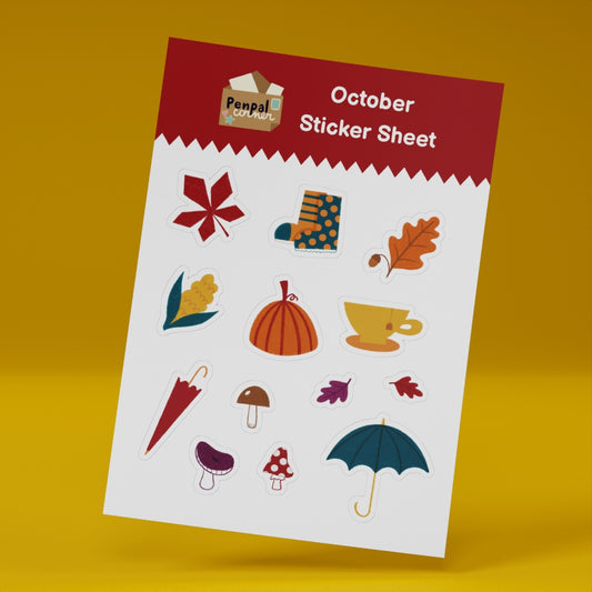 October Sticker Sheet