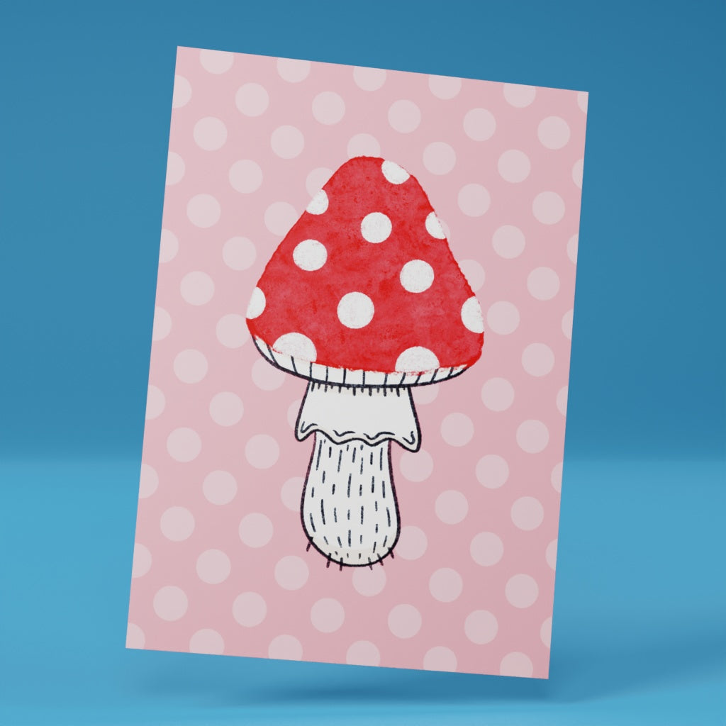 Fly Agaric Mushroom Postcard